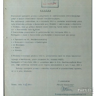 Pismo Witolda Czarneckiego z dn. 01.12.1969 r.